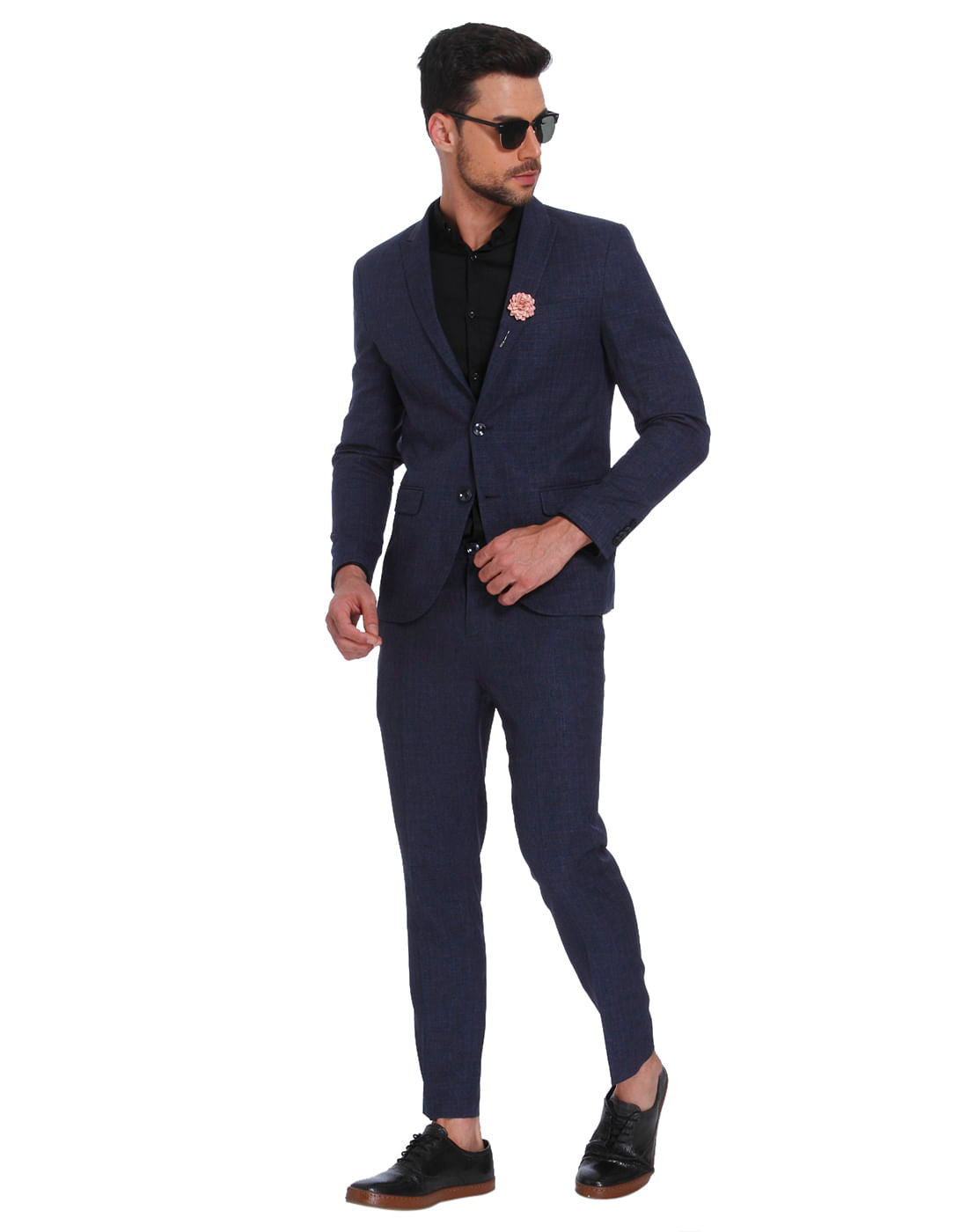 Blue Check Slim Fit Blazer