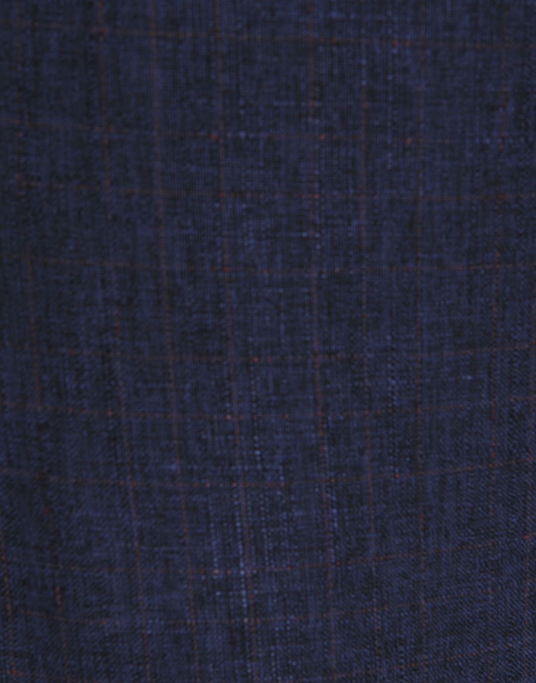 Blue Check Slim Fit Trousers