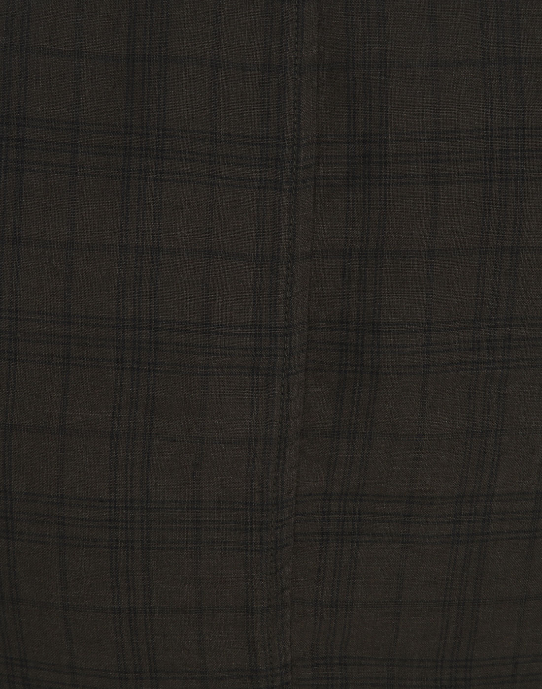 Olive Green Check Linen Blazer