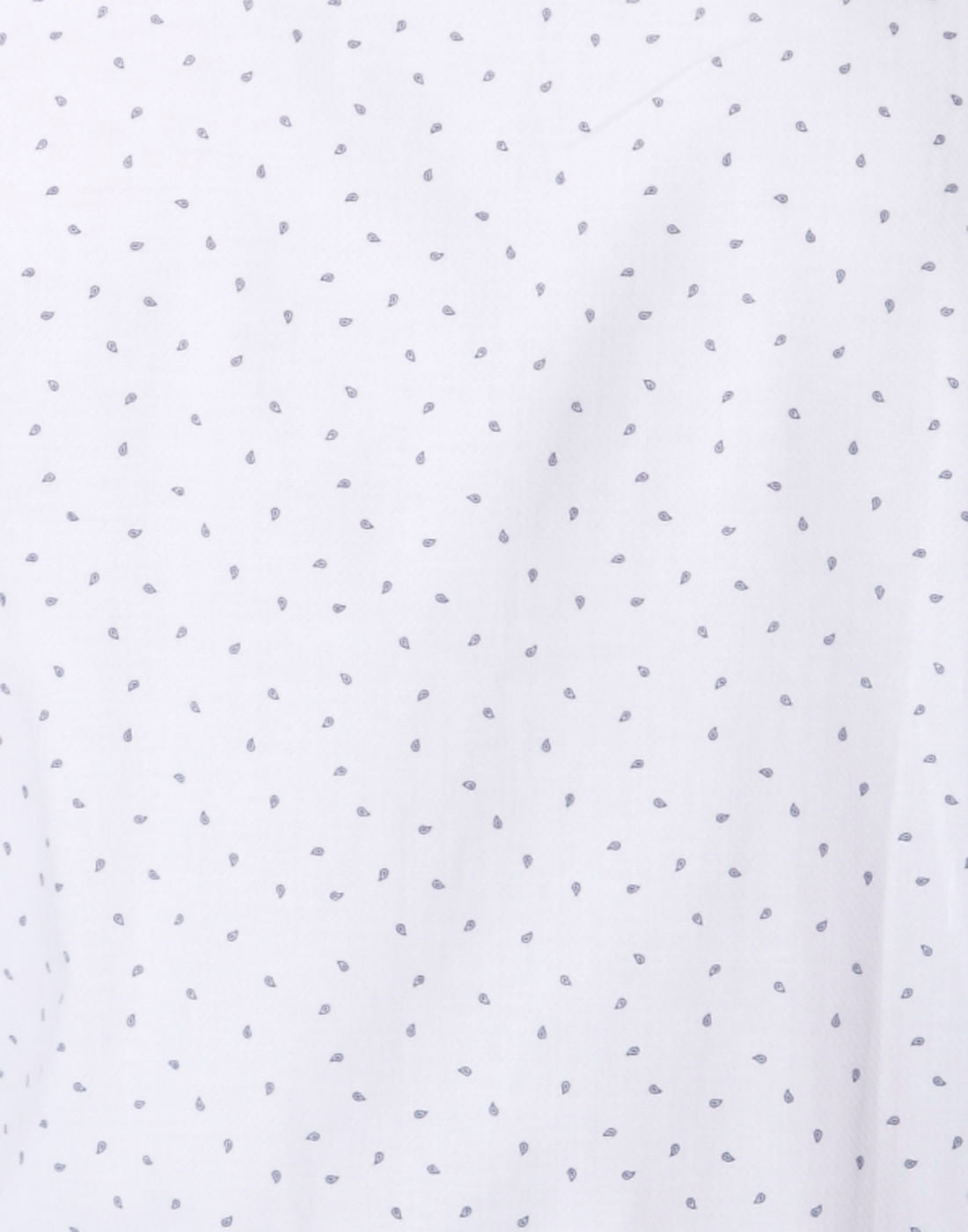 White All Over Print Slim Fit Shirt