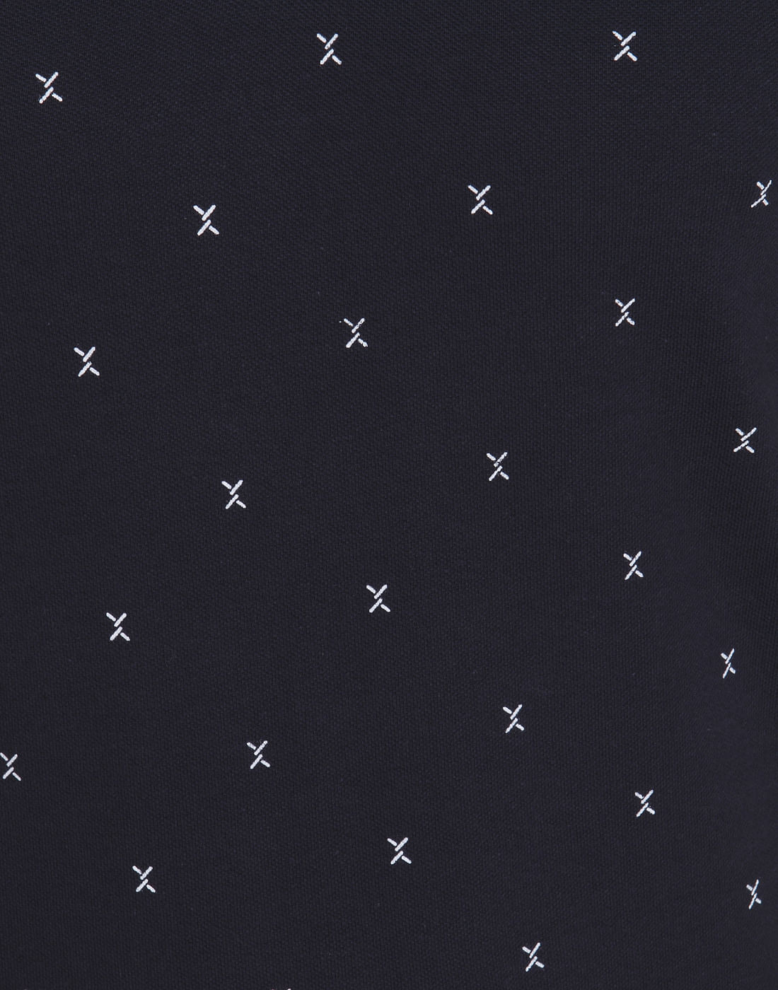 Dark Blue All Over Print Polo T-Shirt