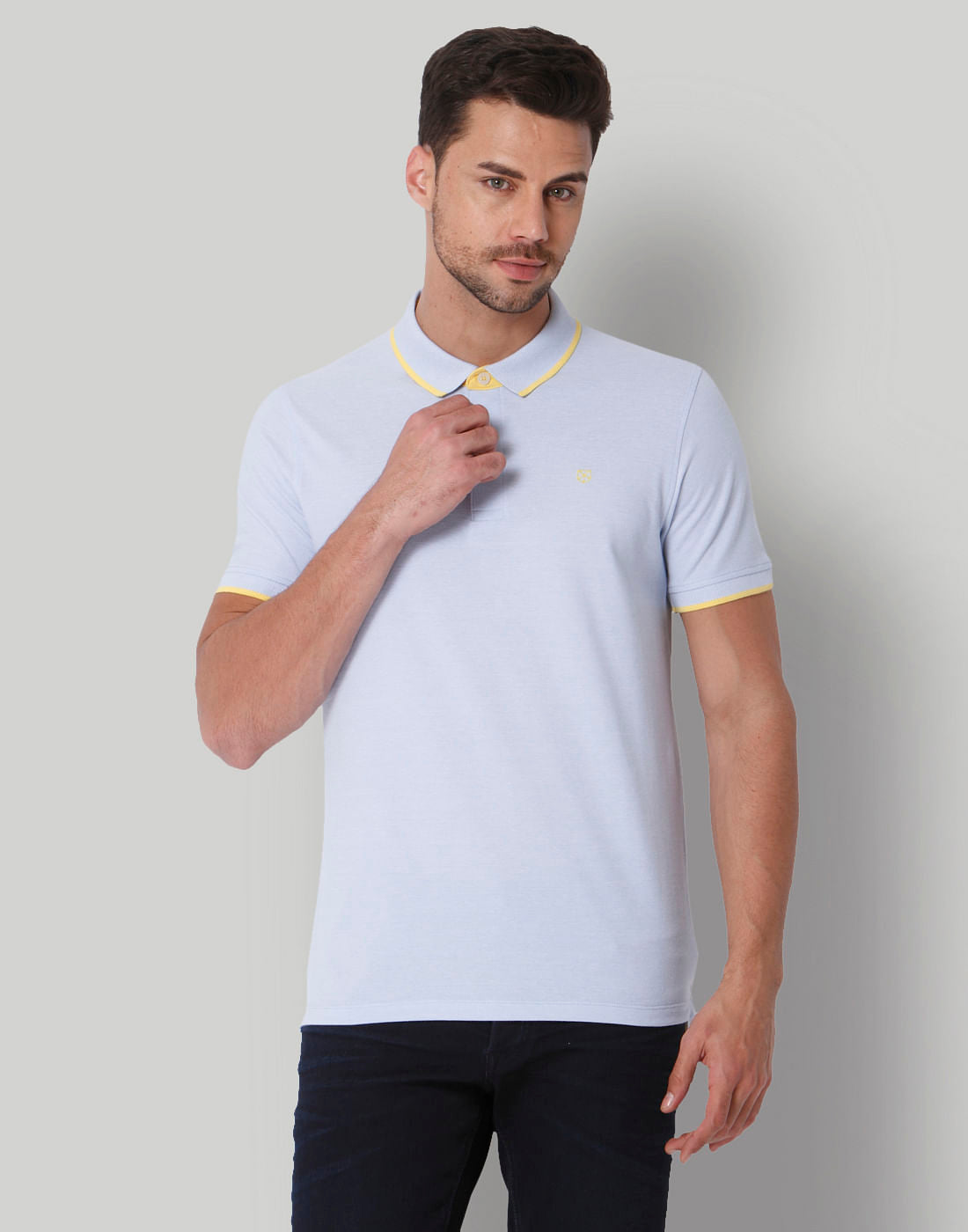 Blue Polo T-Shirt - S