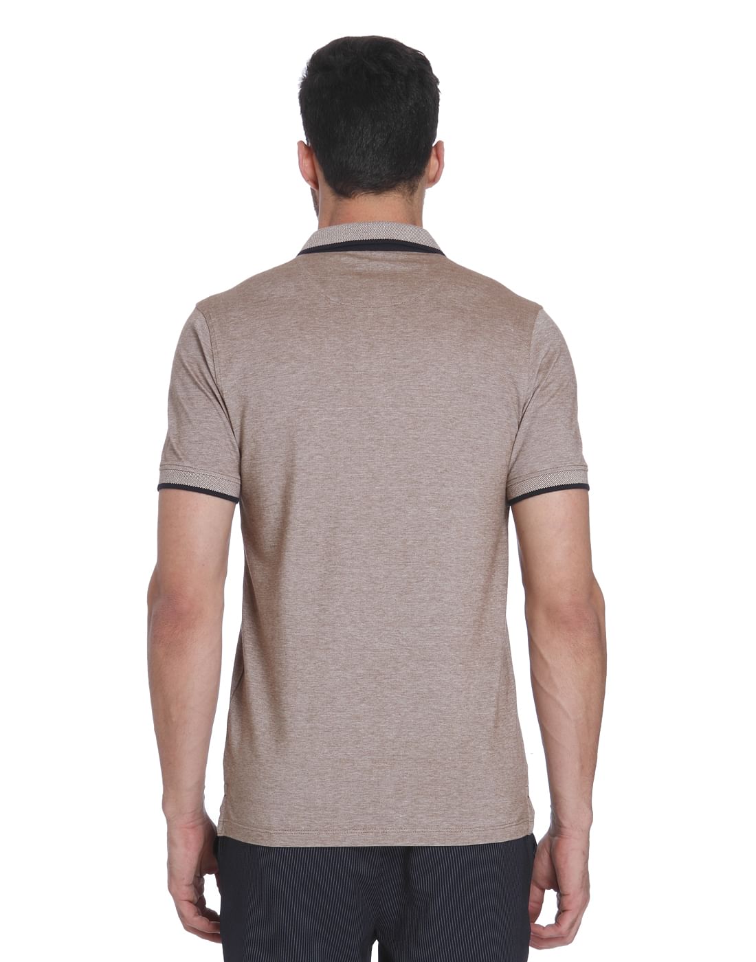 Brown & Black Polo T-Shirt