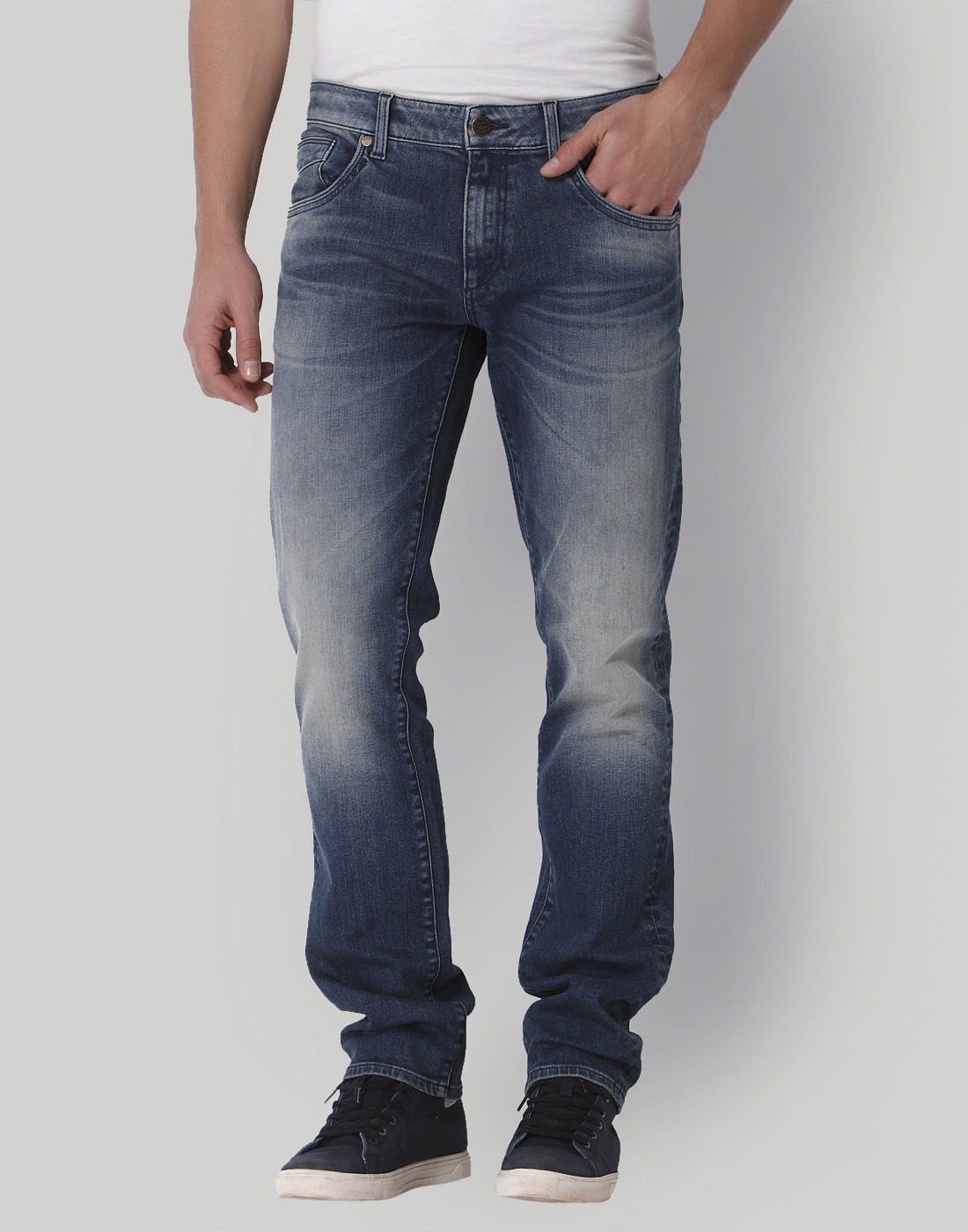 Blue Low Rise Slim Fit Jeans - 28/32