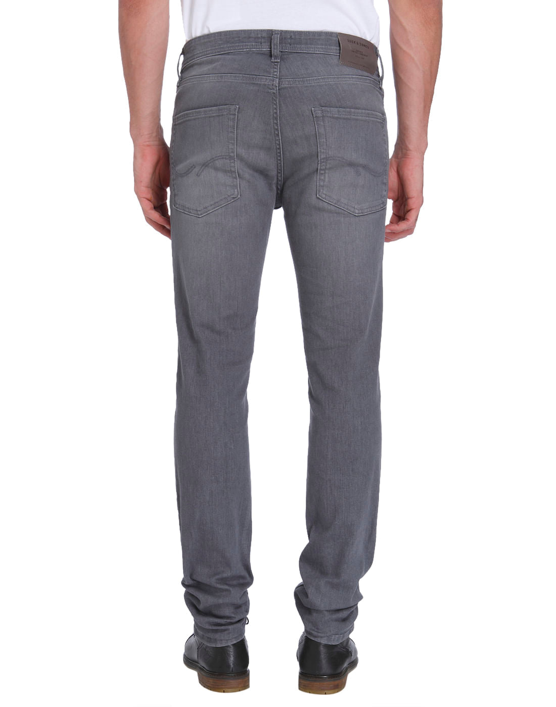 Grey Low Rise Skinny Fit Jeans
