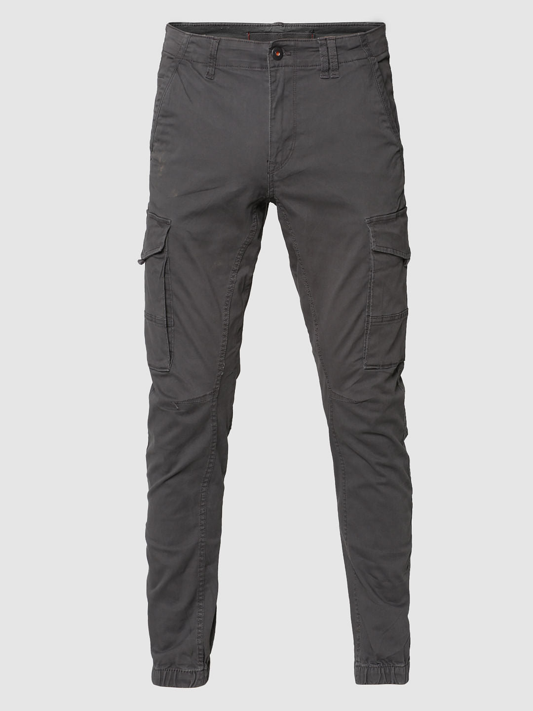 Grey Anti-Fit Cargo Pants