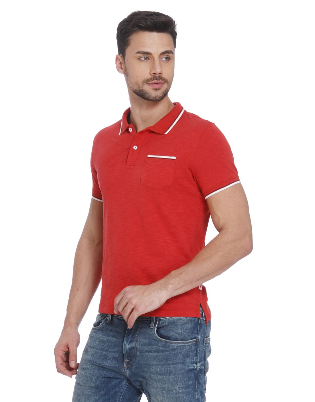 Bright Red Polo T-Shirt