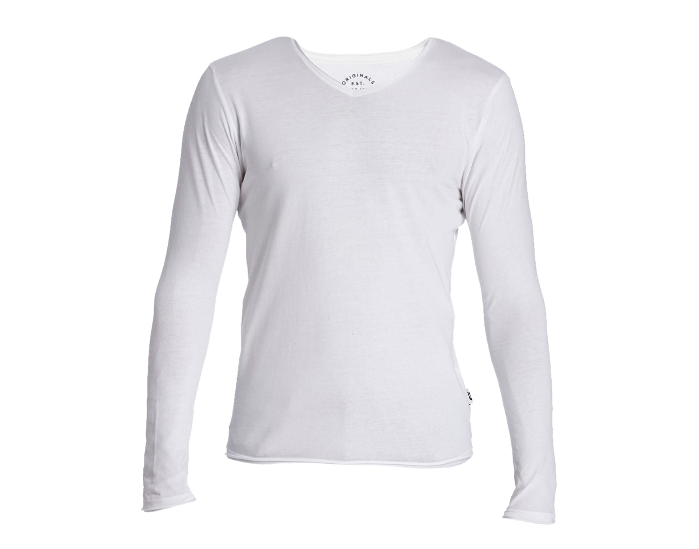 White V-Neck T-Shirt