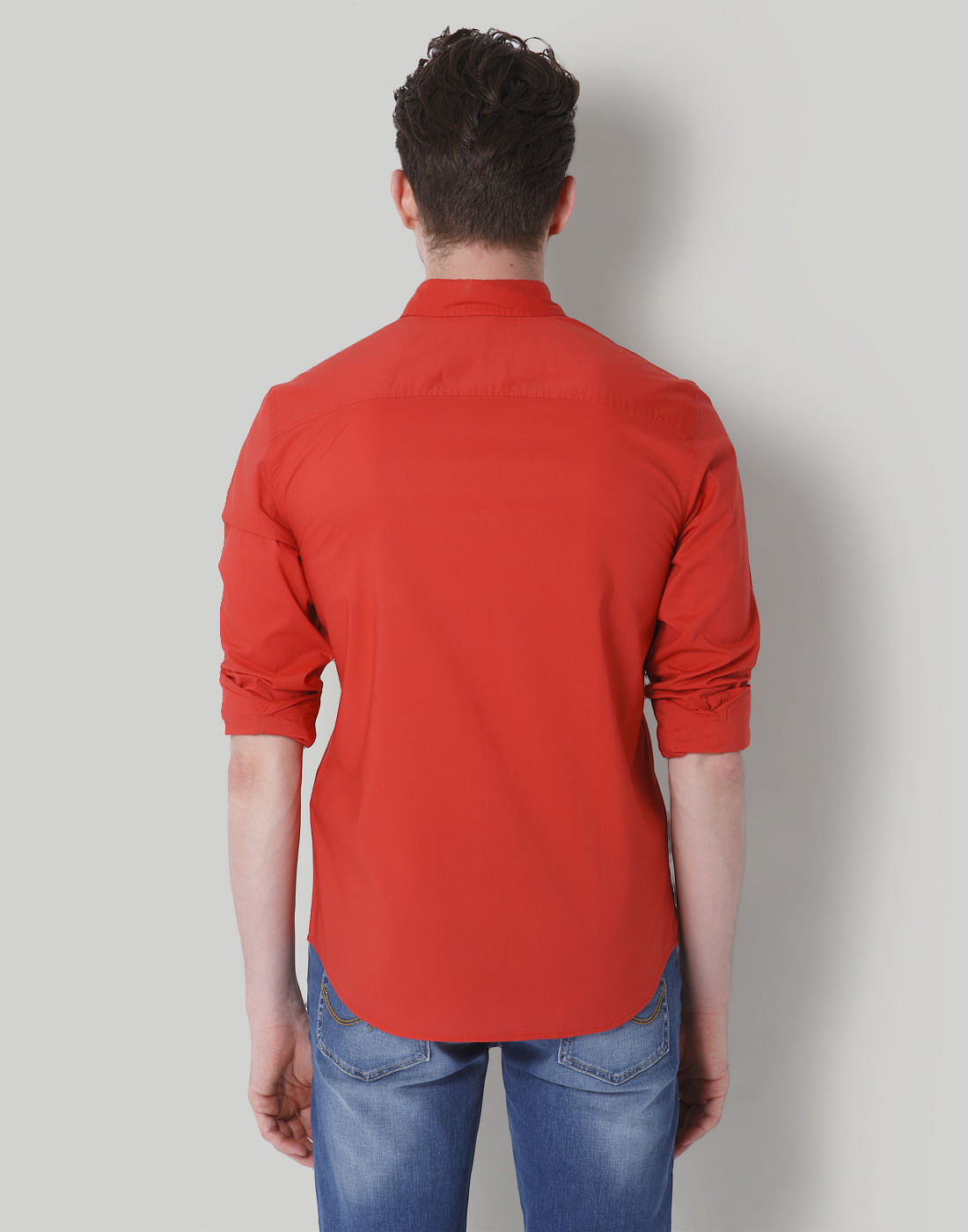 Red Solid Shirt