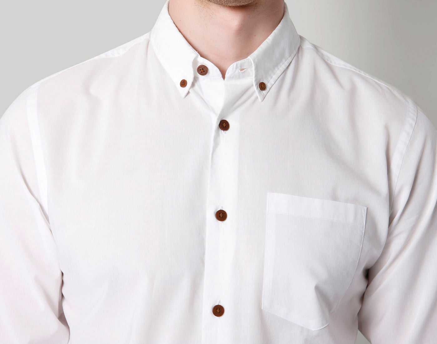 White Slim Fit Shirt