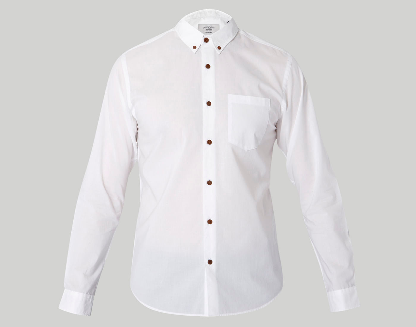 White Slim Fit Shirt