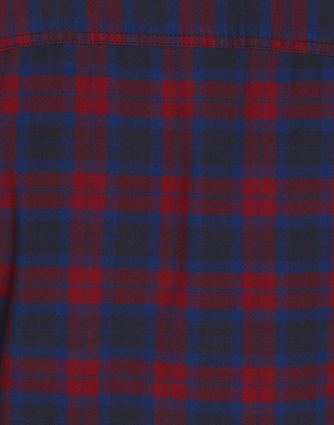 Red Check Slim Fit Shirt