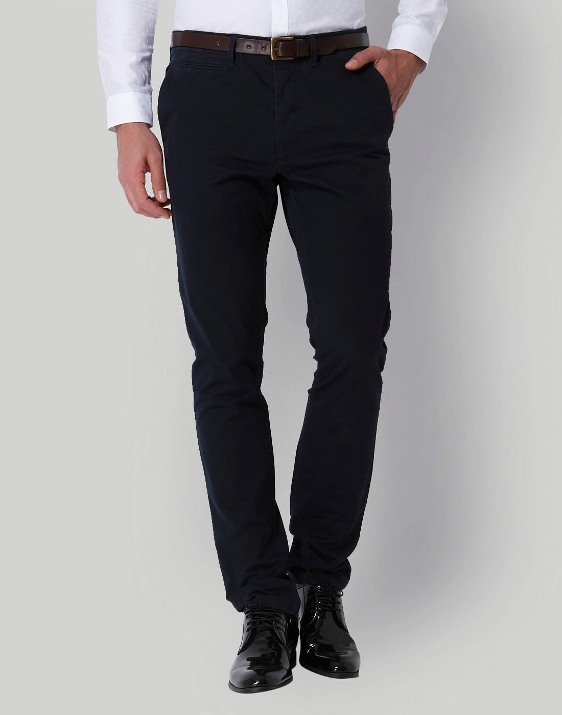 Navy Blue Slim Fit Chinos - 28/32