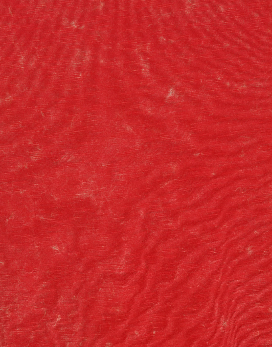 Textured Red Crew Neck T-Shirt