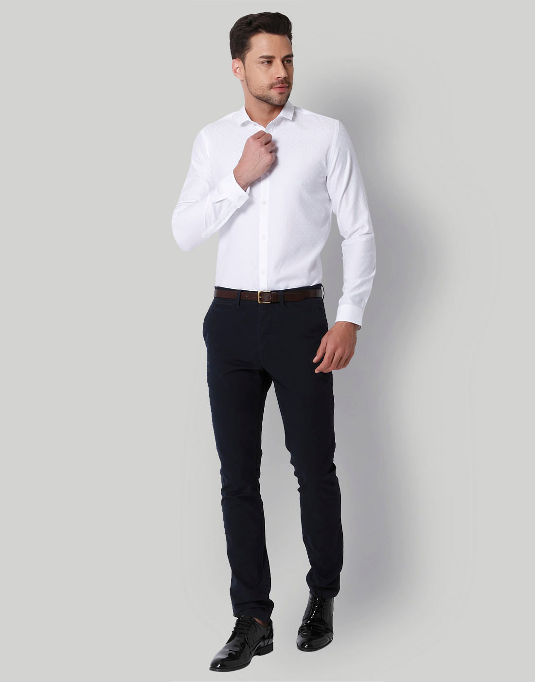 White Slim Fit Shirt