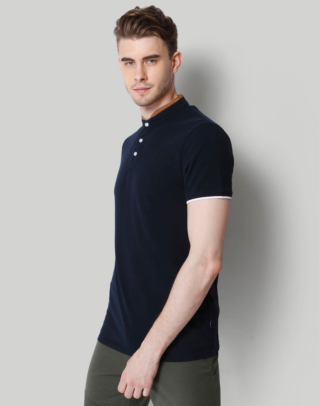 Dark Blue Polo T-Shirt