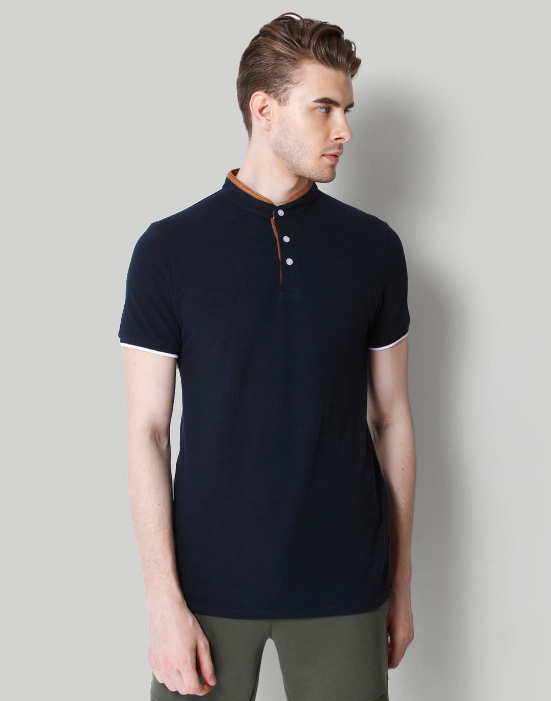 Dark Blue Polo T-Shirt