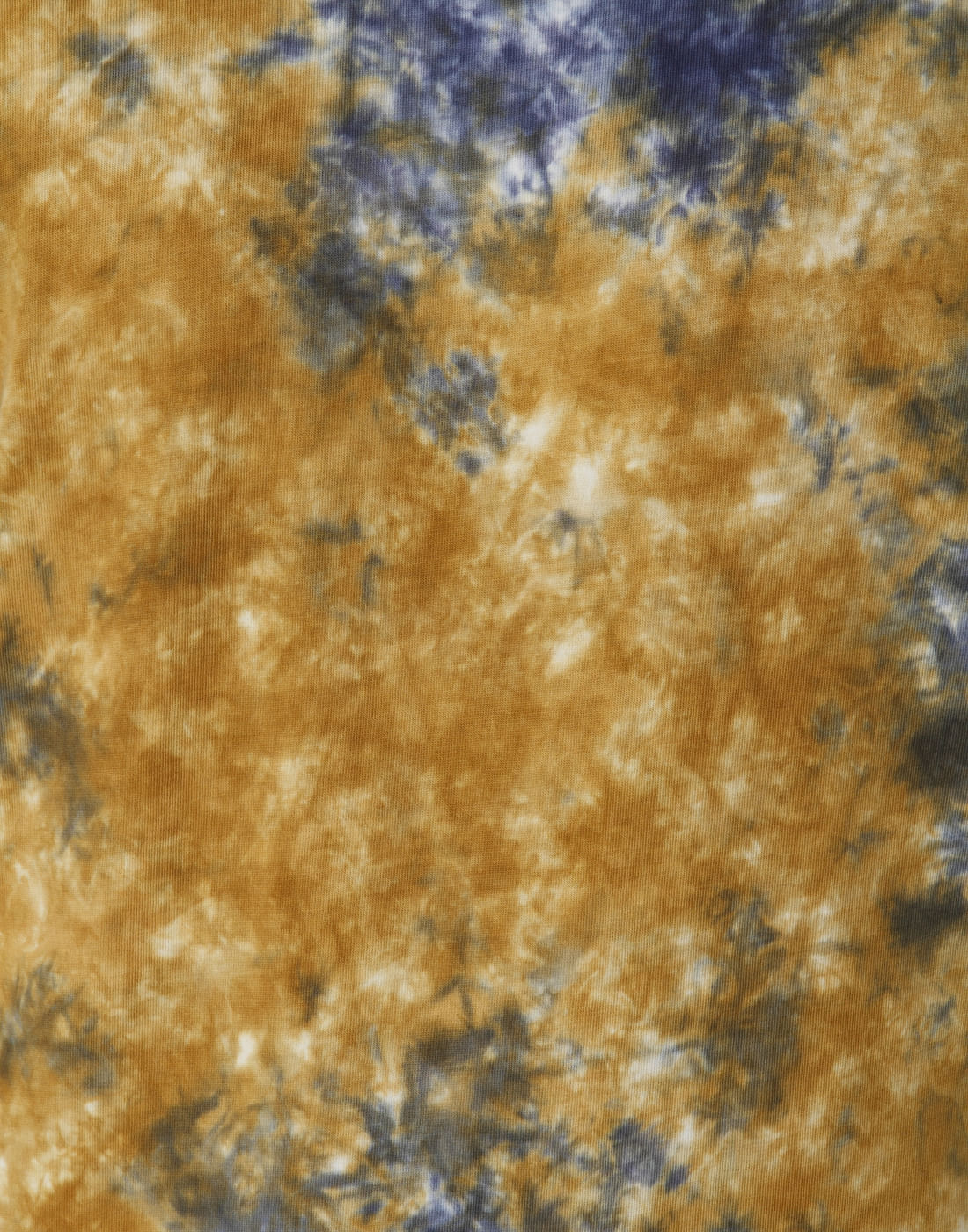 Brown Tye & Dye Crew Neck T-Shirt