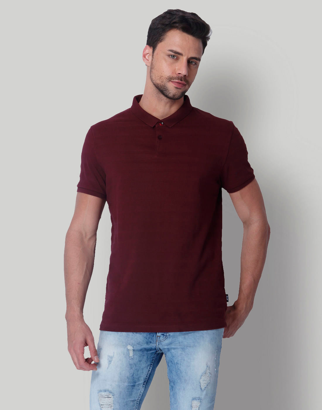 Brown Polo T-Shirt - S