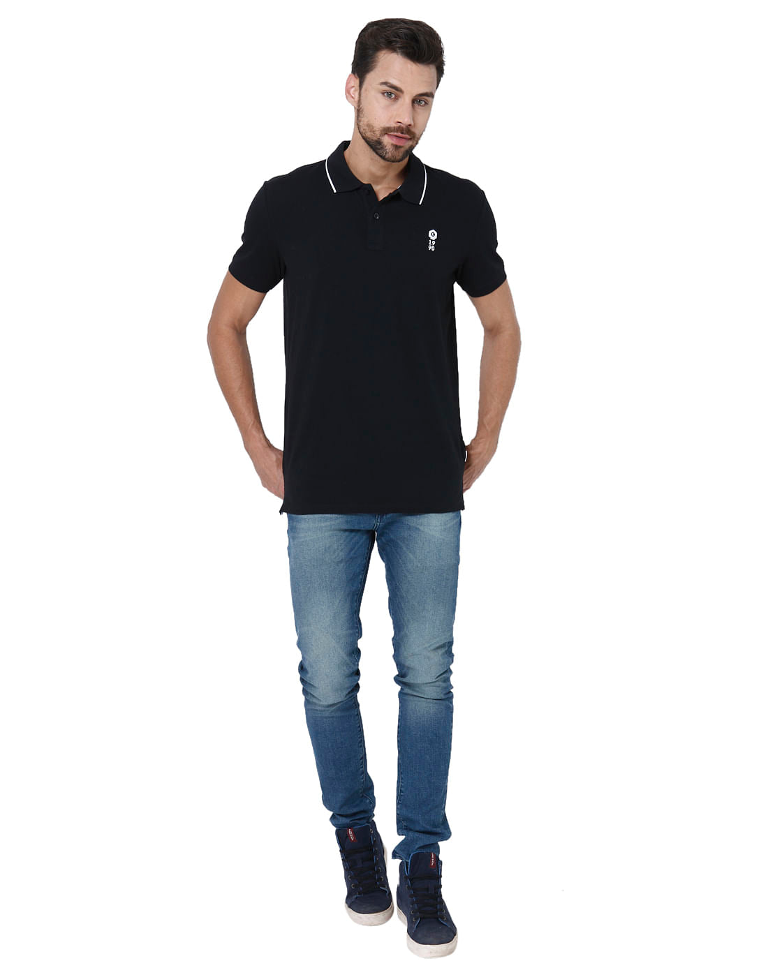 Black Polo T-Shirt