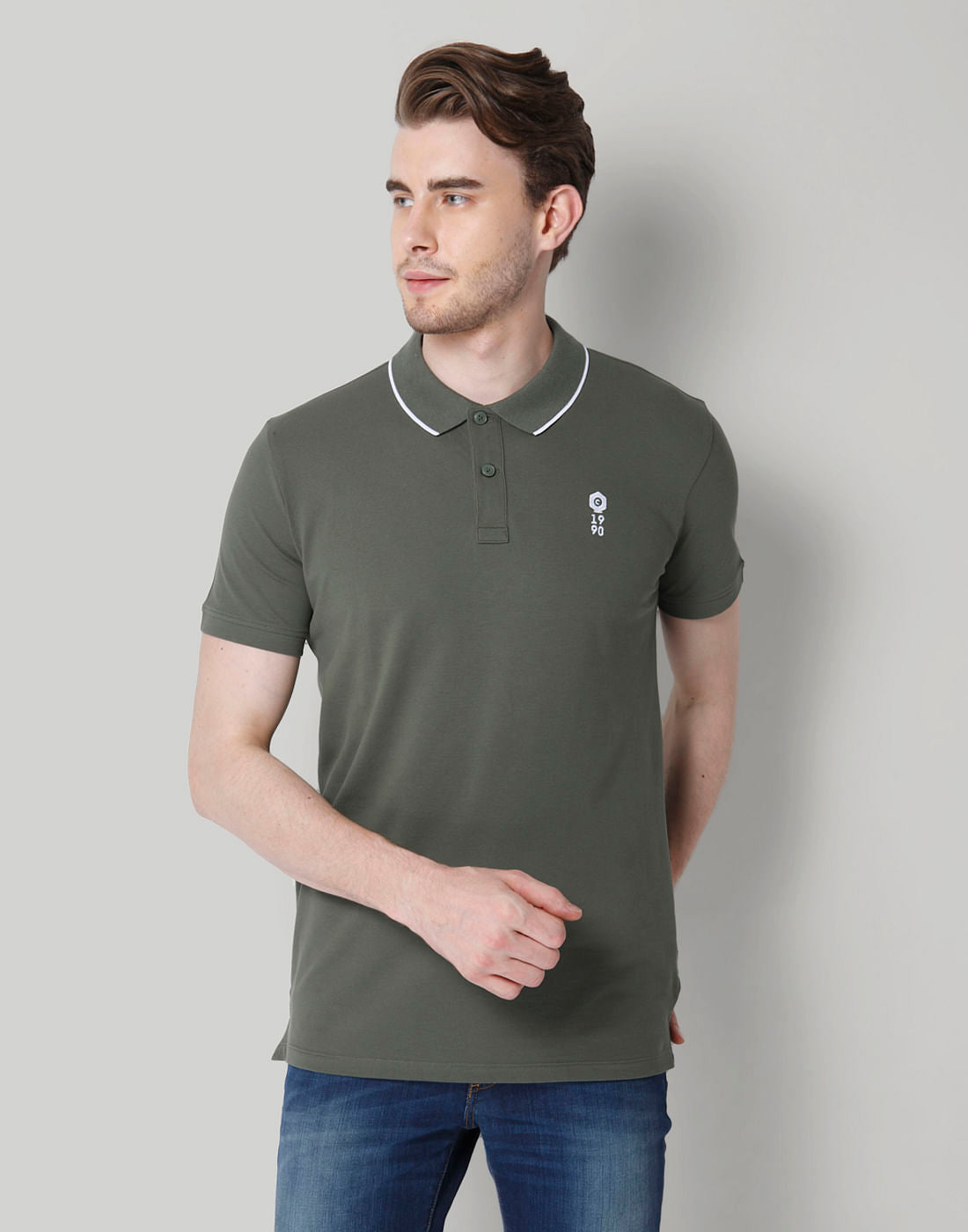 Green Polo T-Shirt - S