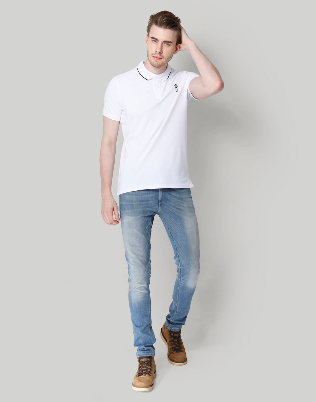 White Polo T-Shirt