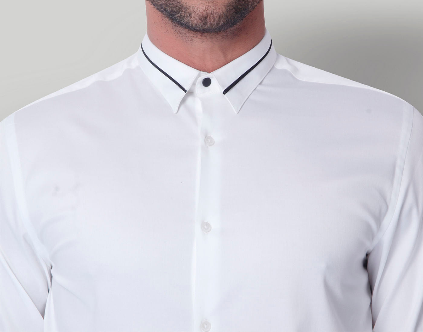 White Slim Fit Shirt