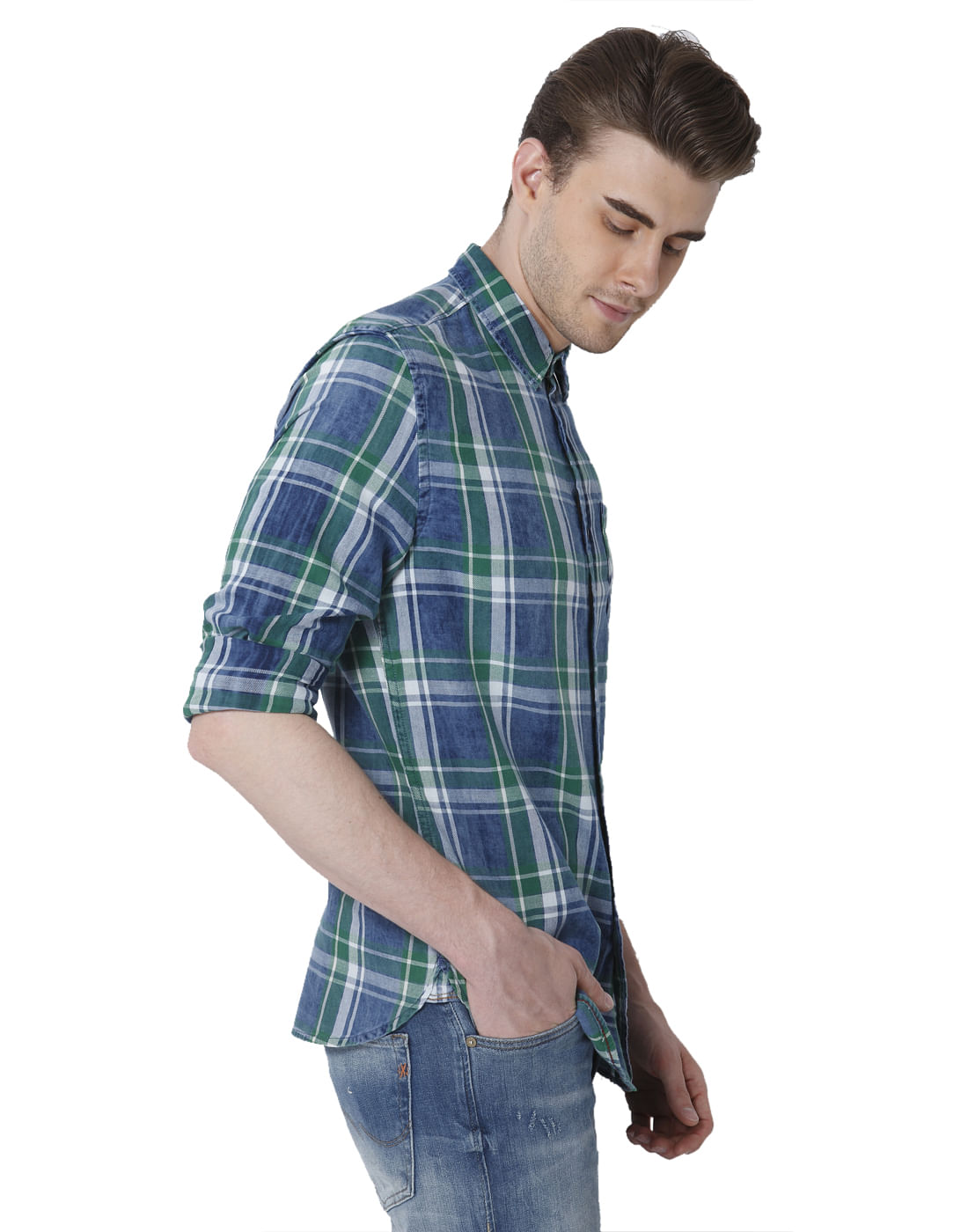 Blue Check Shirt