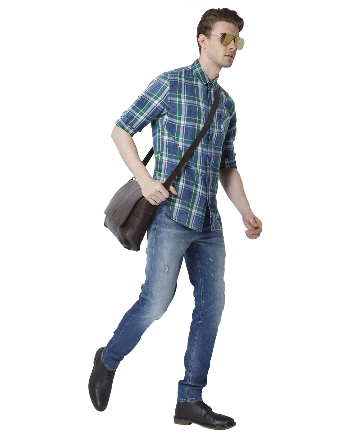 Blue Check Shirt