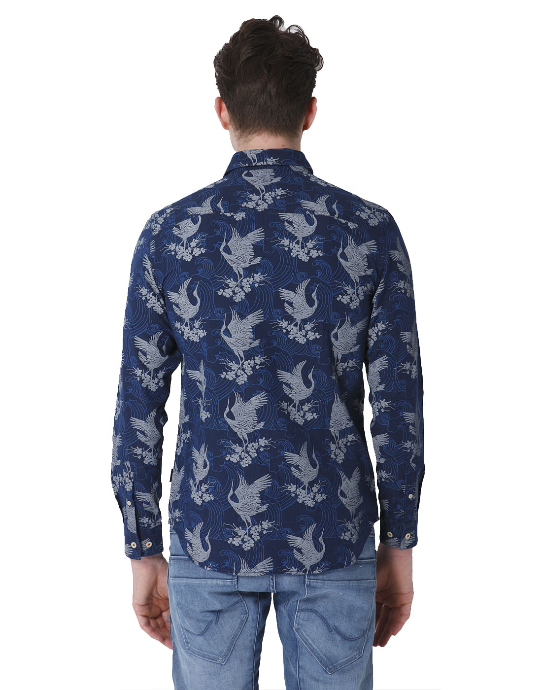 Blue All Over Print Shirt