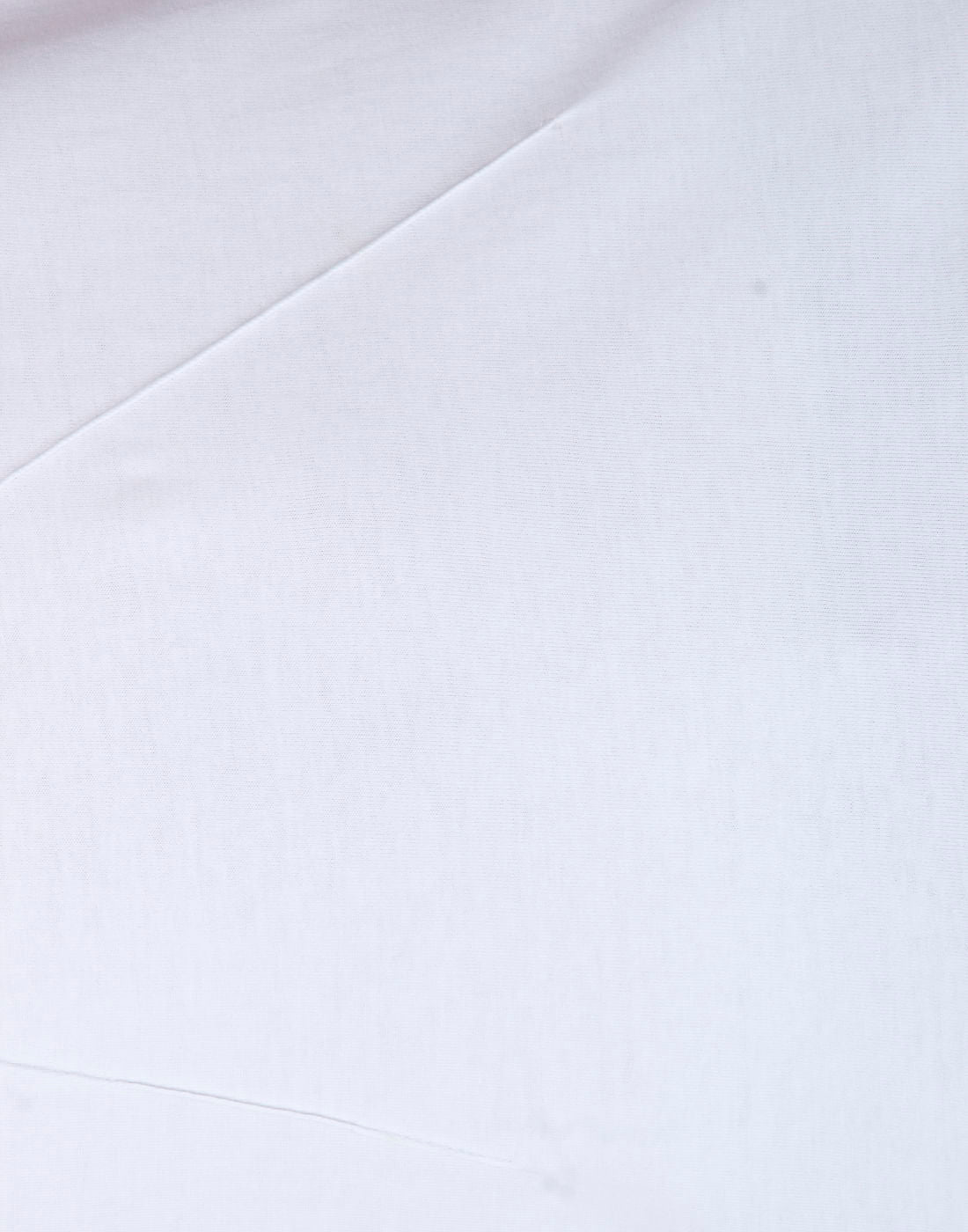 White Skull Print Crew Neck T-Shirt