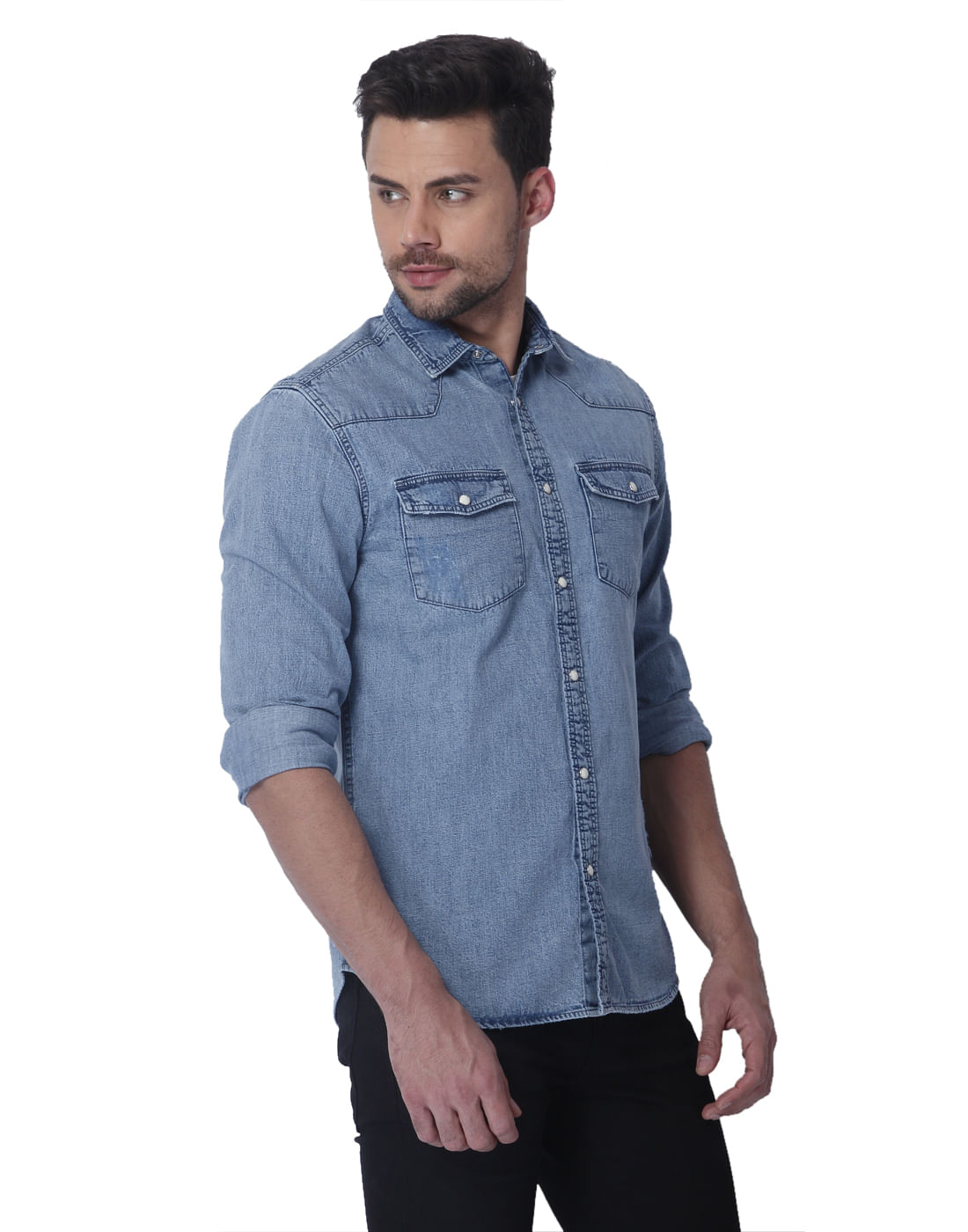 Blue Denim Shirt