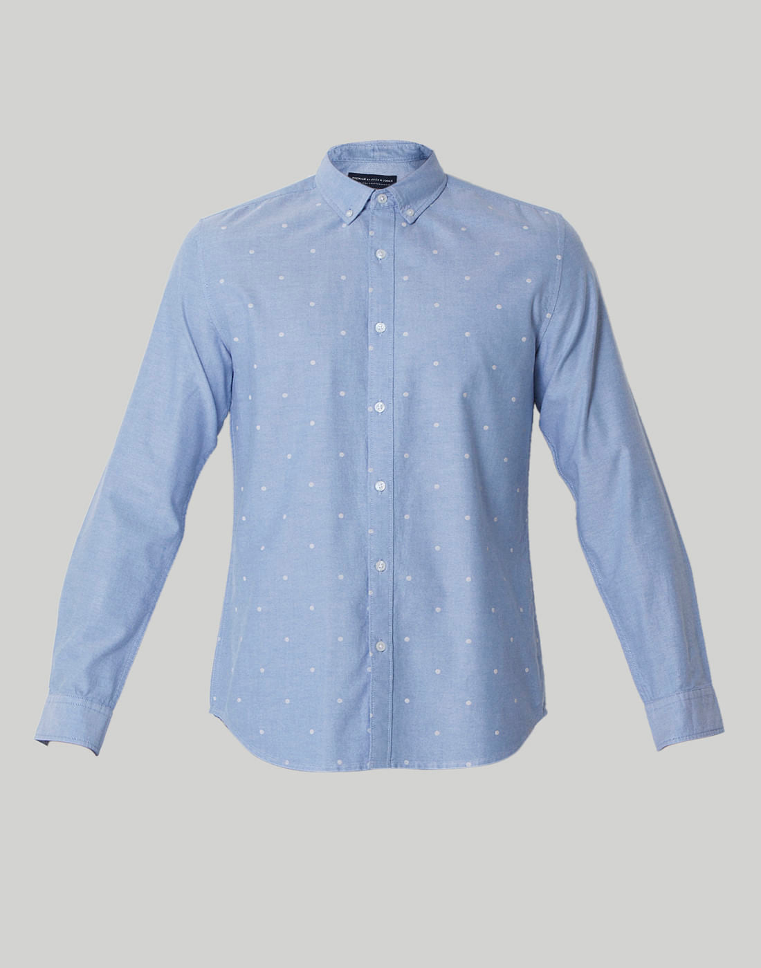 Blue Polka Dot Shirt
