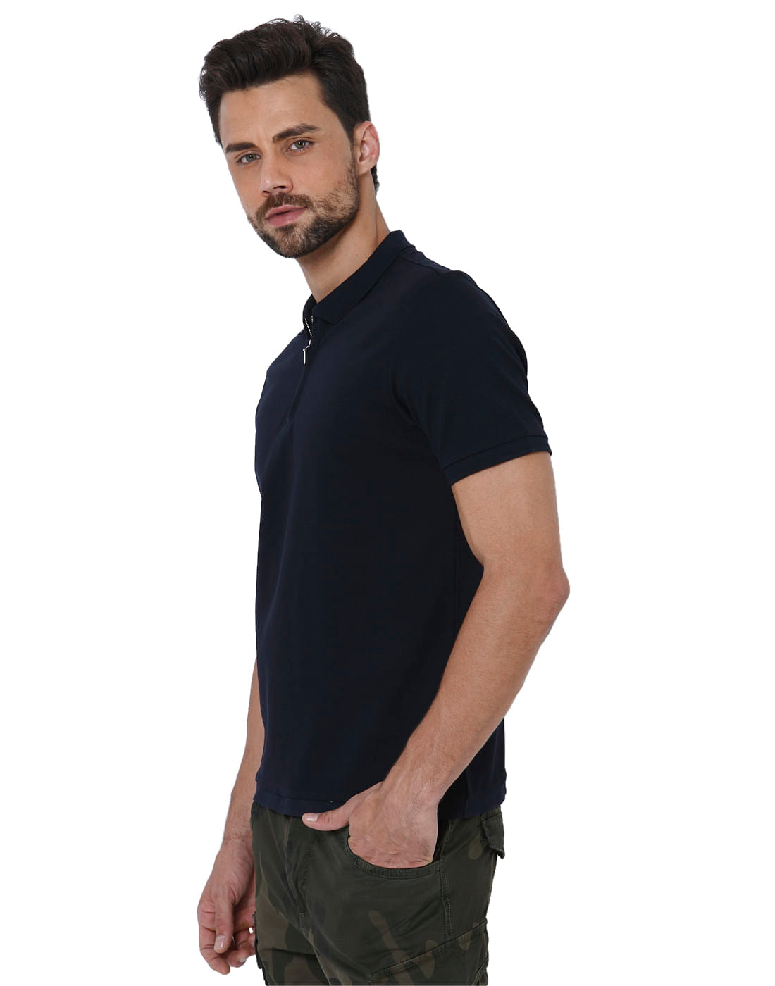Dark Blue Polo T-Shirt