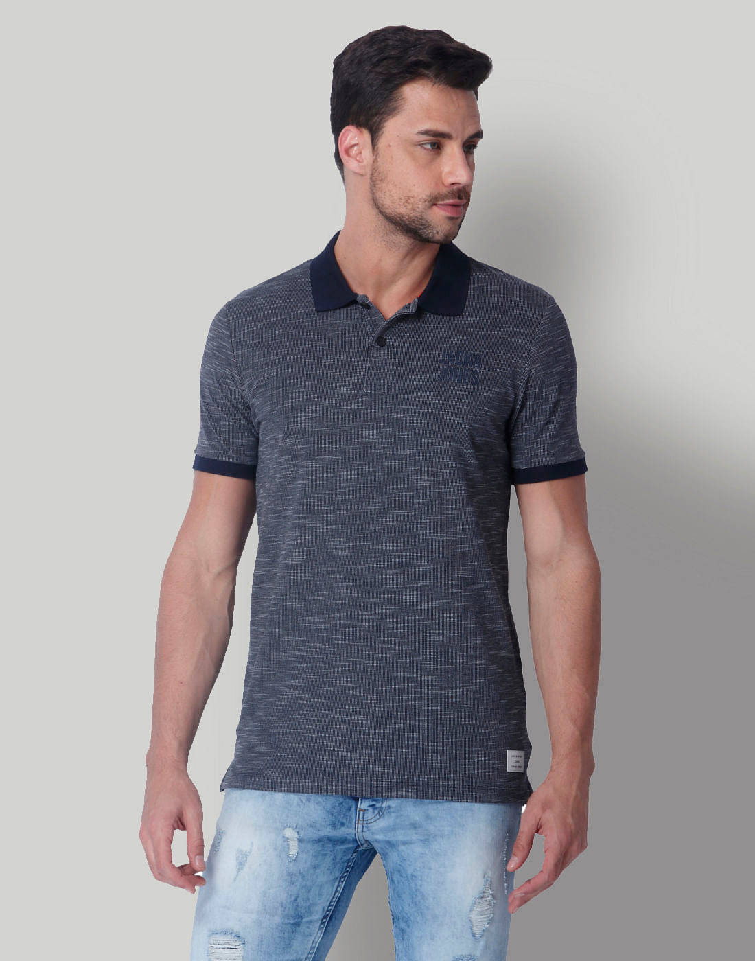 Blue Polo T-Shirt - S