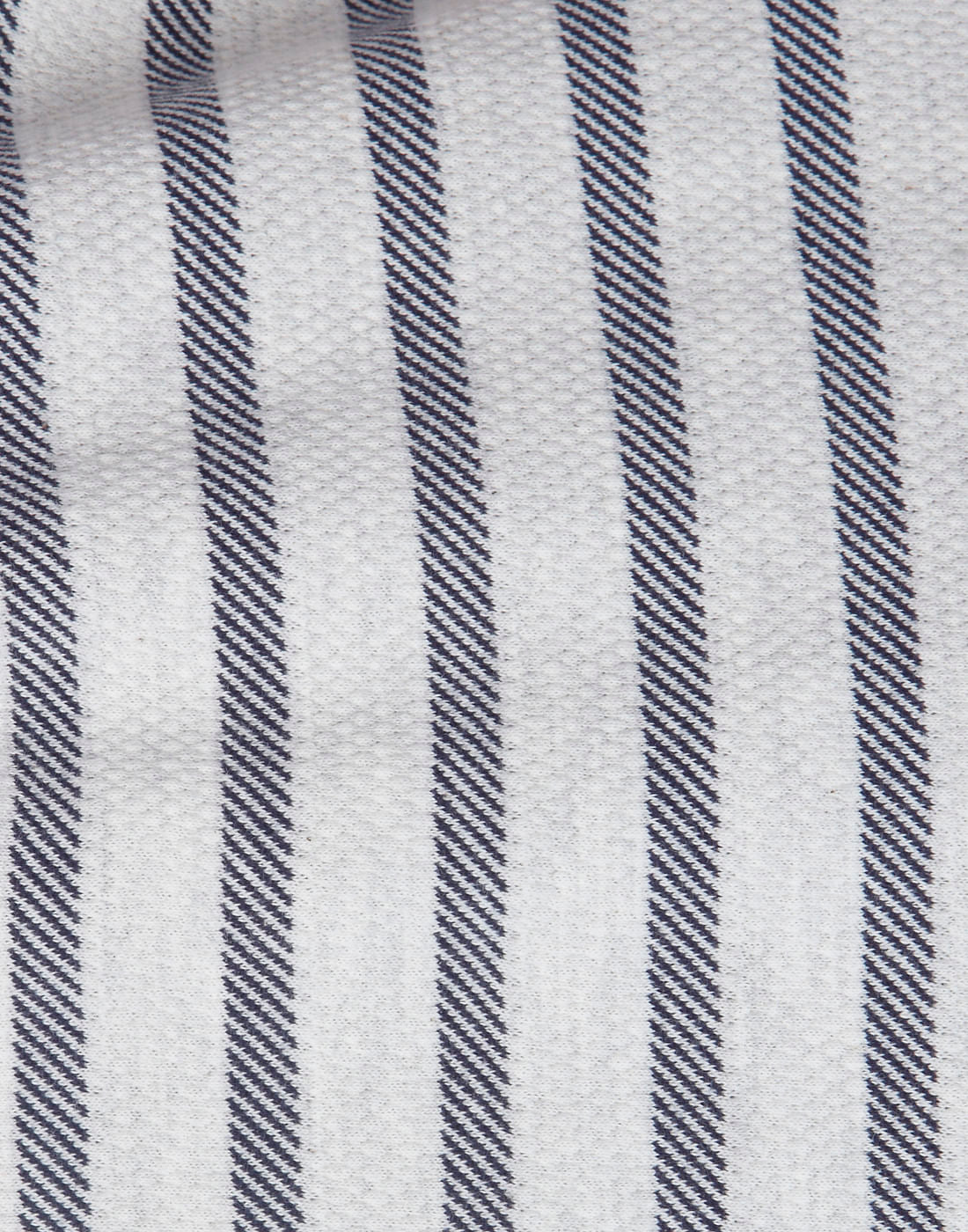White Striped Polo T-Shirt