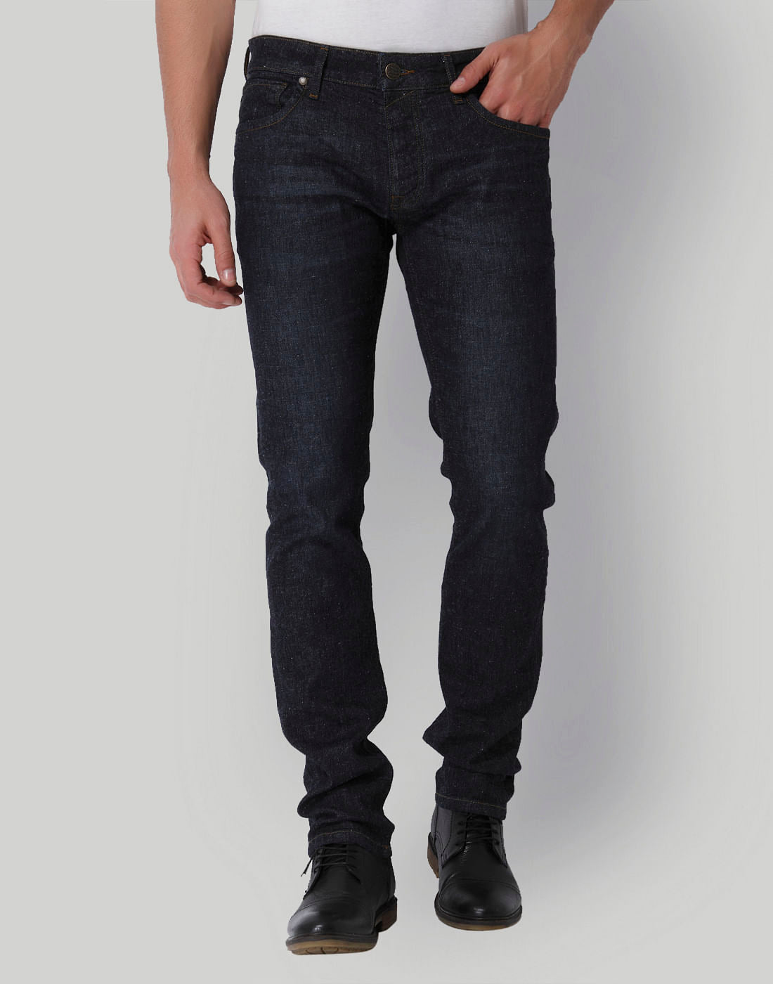Dark Blue Low Rise Slim Fit Jeans - 28/32
