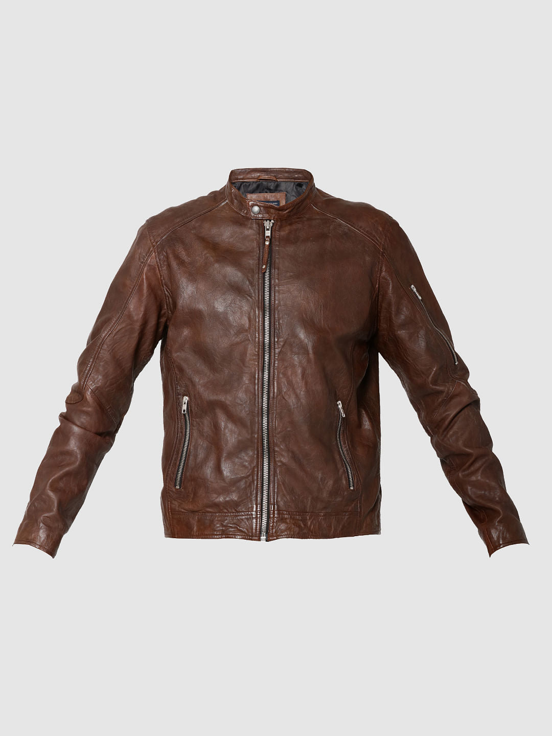 Dark Brown Leather Jacket
