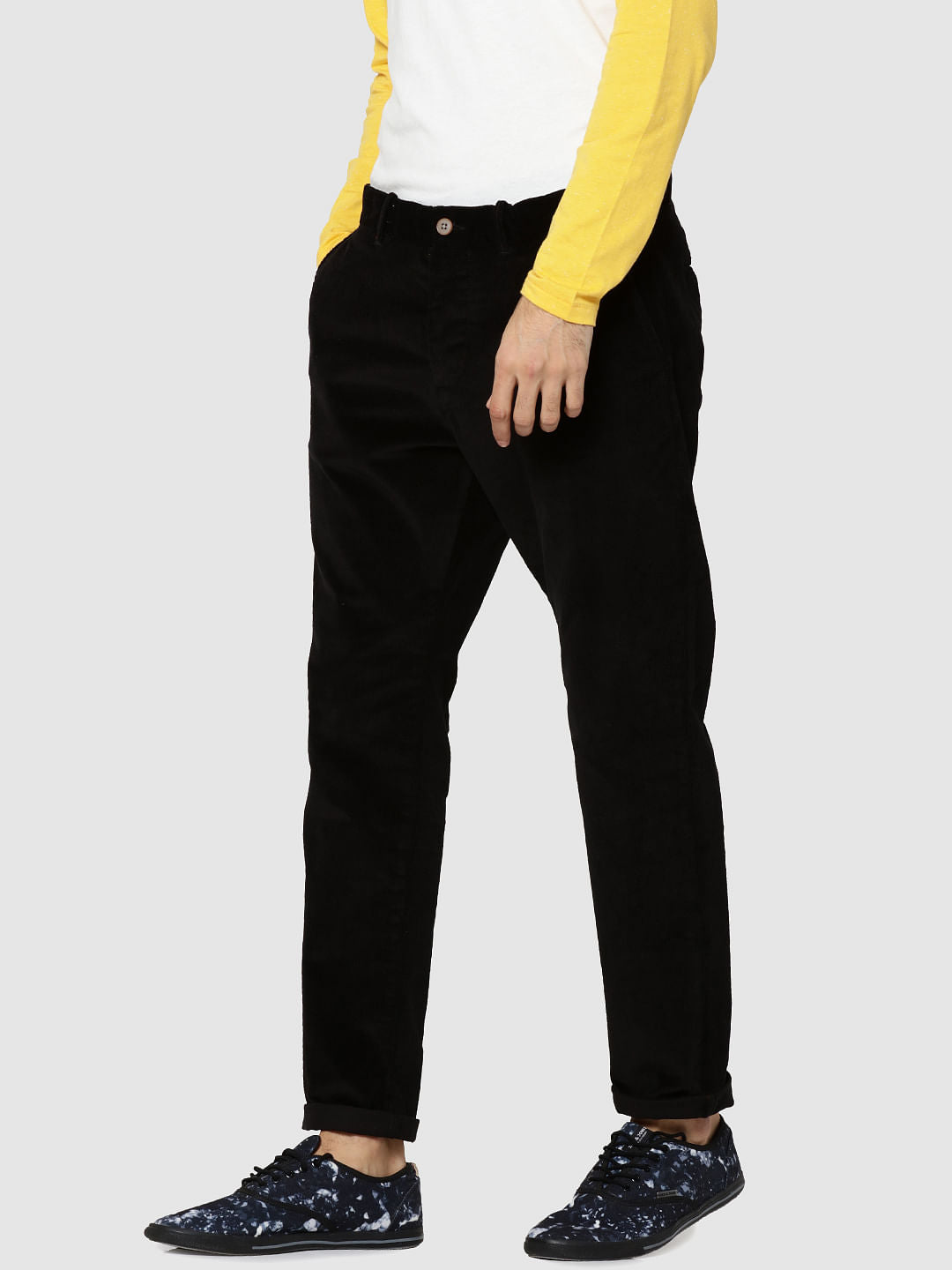 Black Slim Fit Trousers