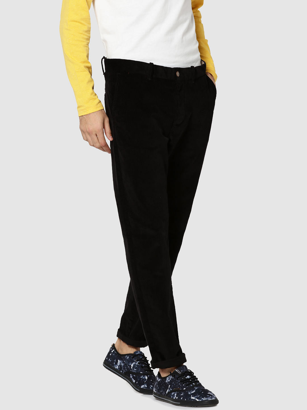 Black Slim Fit Trousers