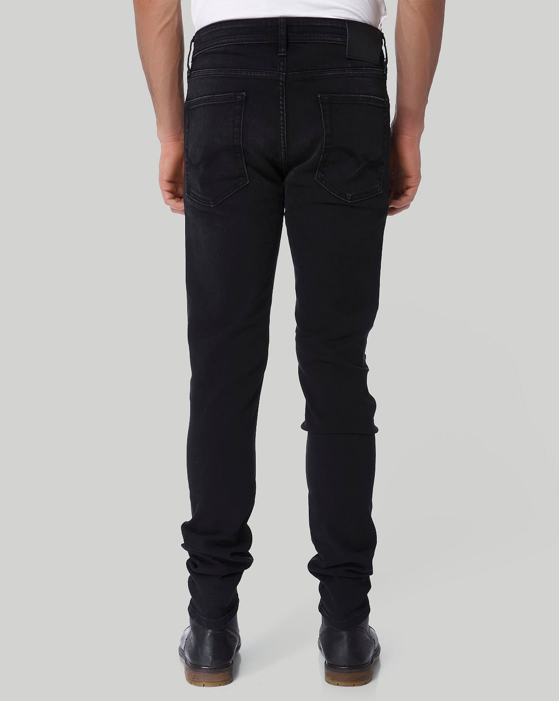 Black Super Distressed Low Rise Skinny Fit Jeans