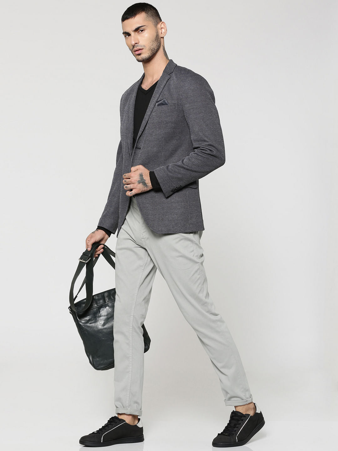 Black Slim Fit Blazer