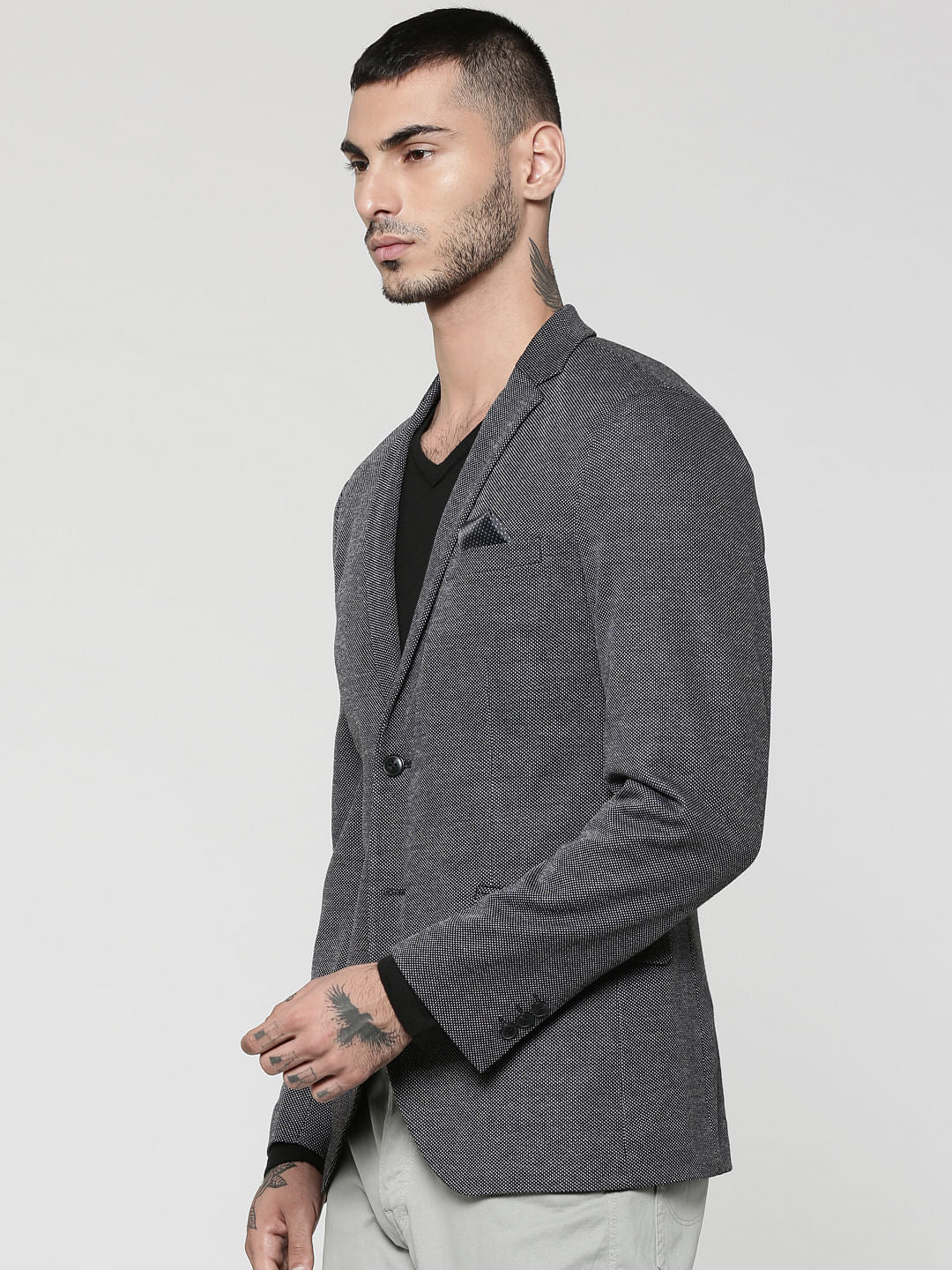 Black Slim Fit Blazer