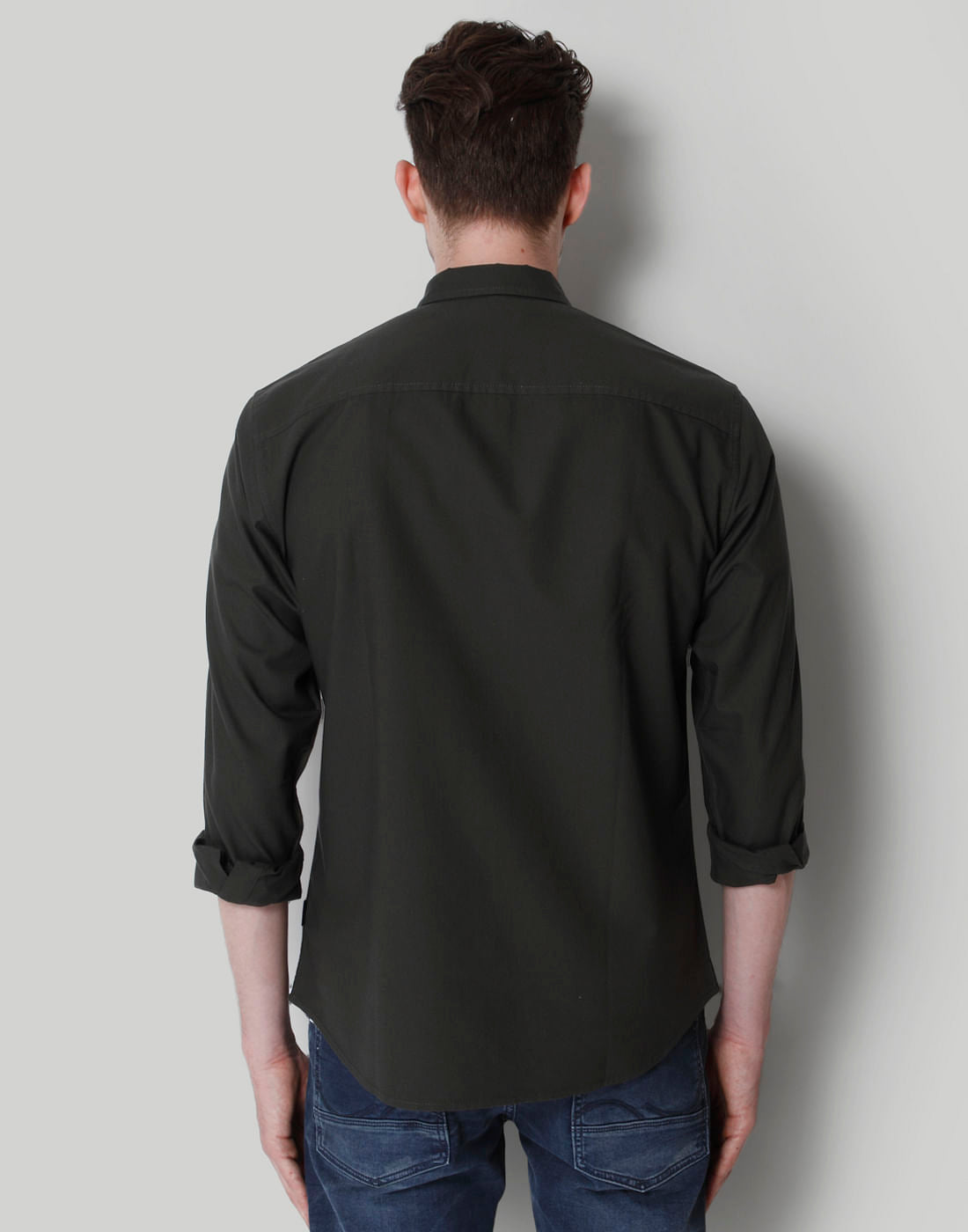Green Tape Detail Shirt