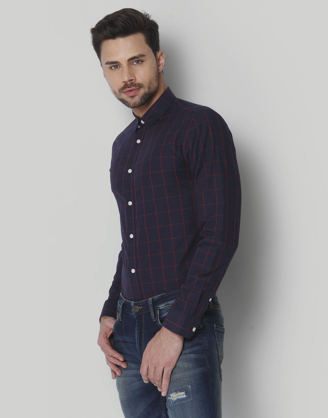 Blue Check Shirt