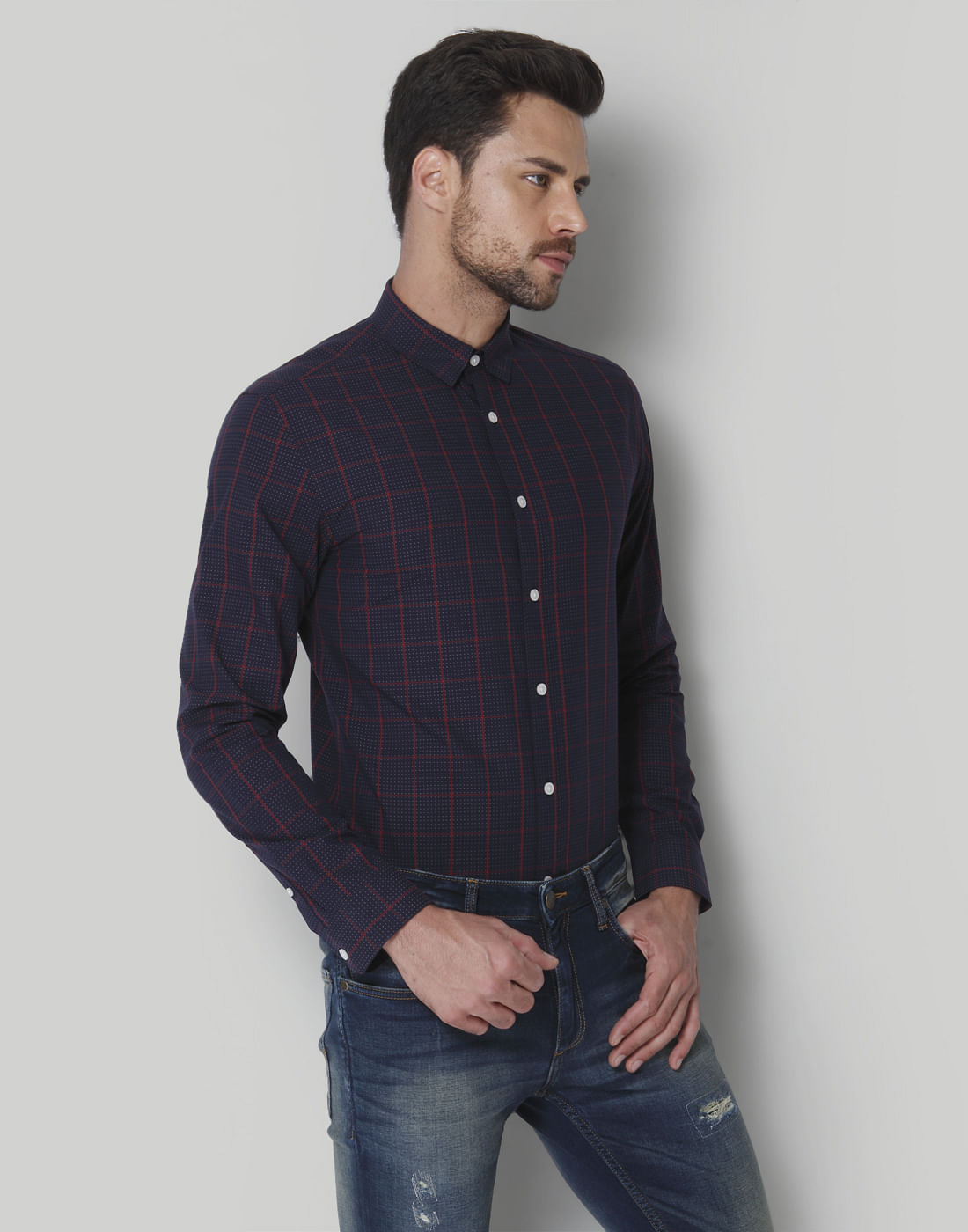 Blue Check Shirt