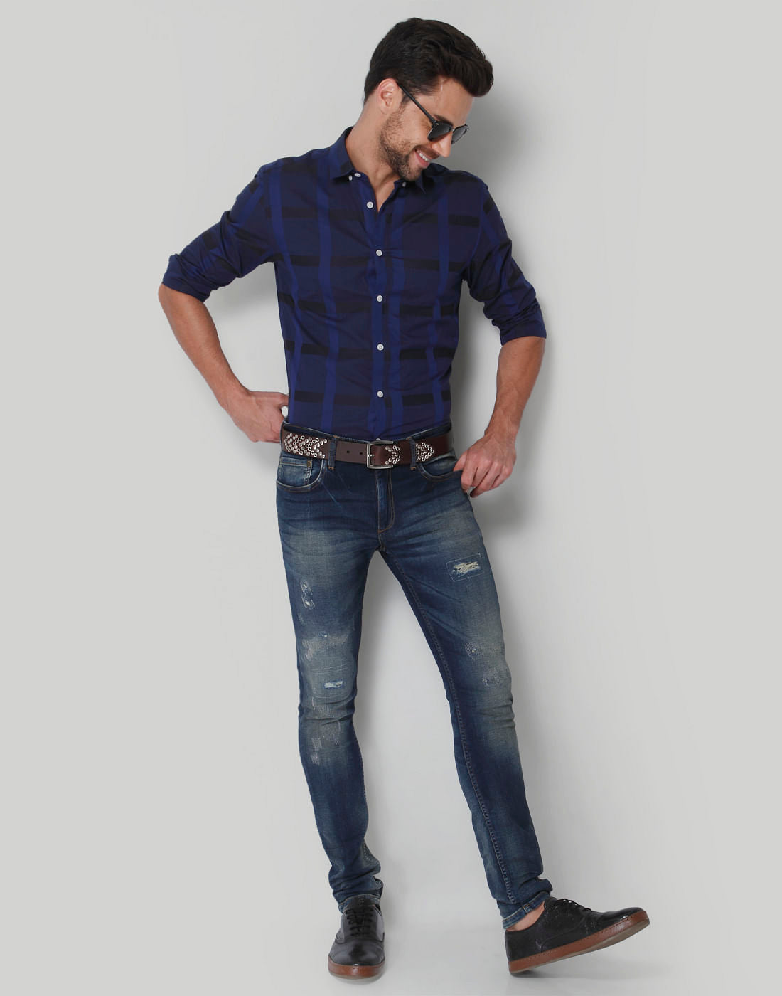 Blue Check Shirt