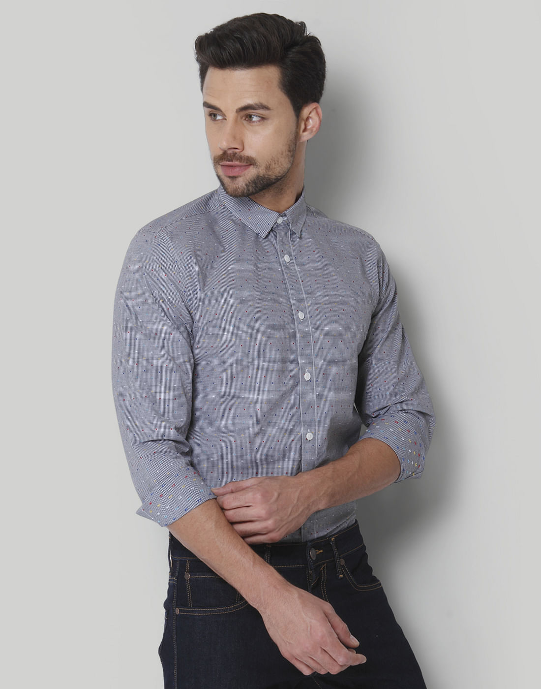 Black Polka Dot Shirt