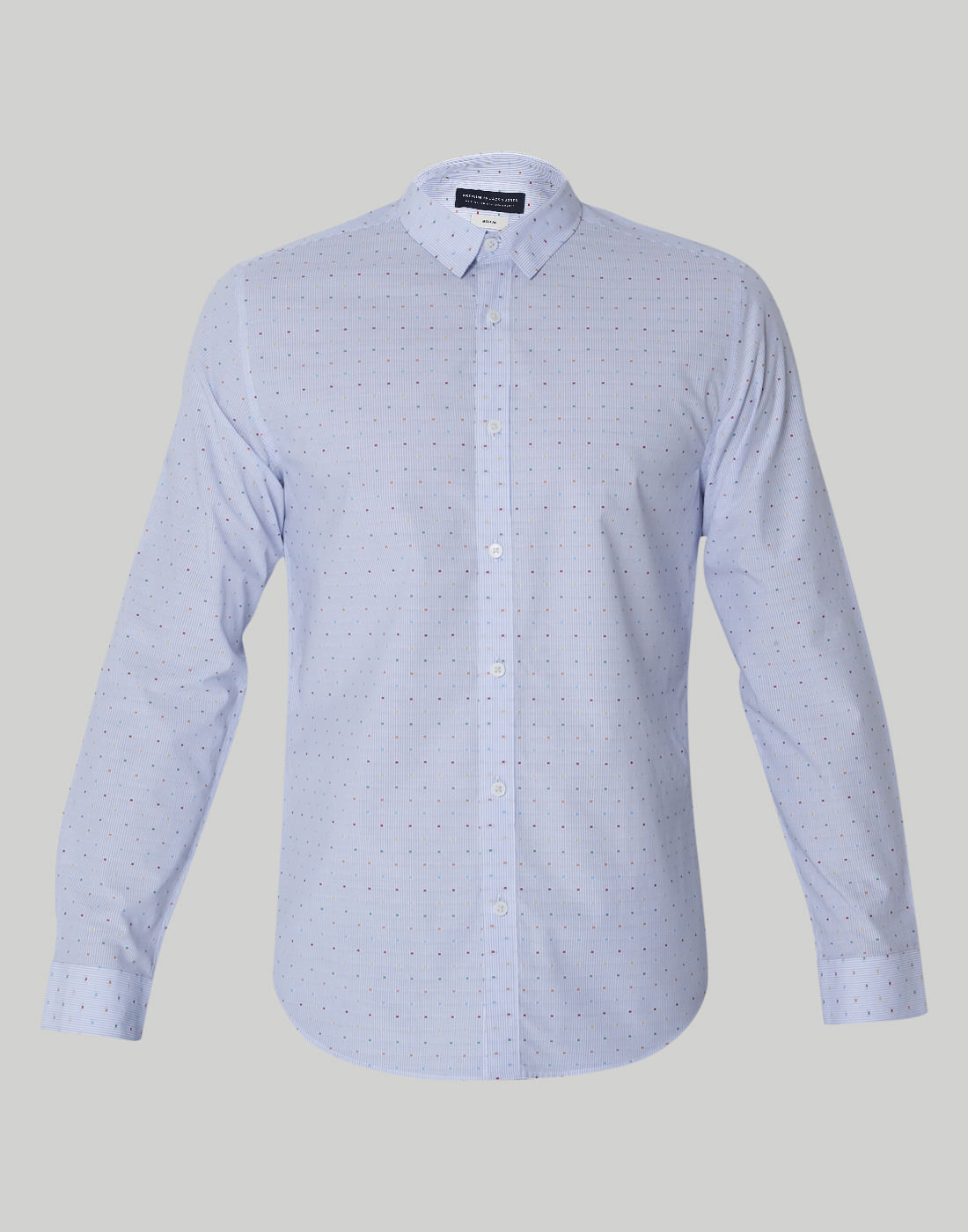 Blue Polka Dot Shirt