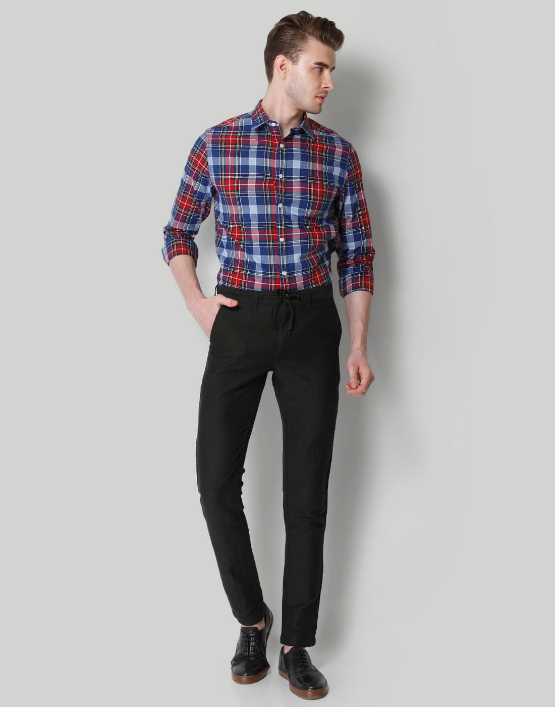 Red & Blue Check Shirt